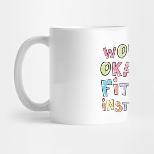 World's Okayest Fitness Instructor Gift Idea Mug